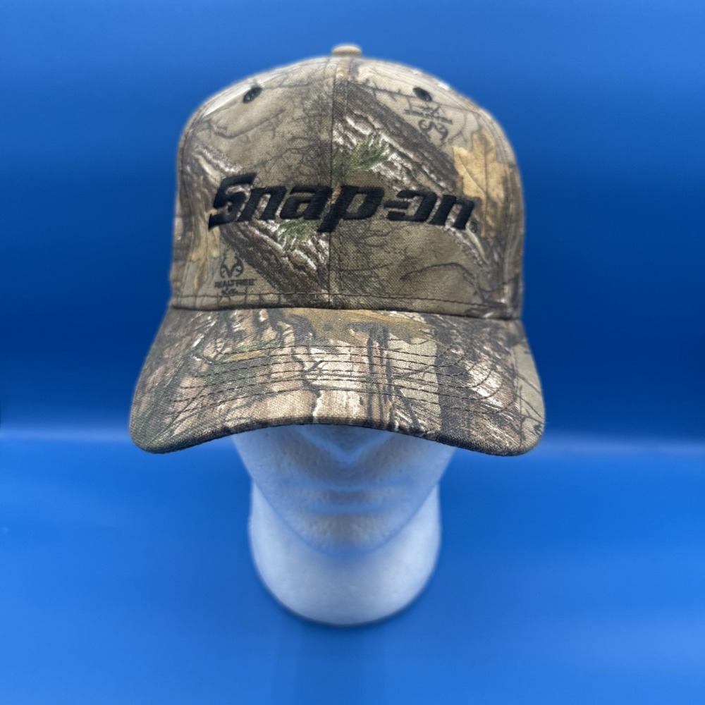 Official Snap-On Camo Camouflage Adjustable Snapback Baseball Realtree Cap Hat